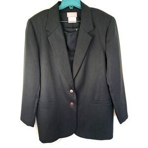 Vintage 90s‎ Tan Jay Women's 18 2-pc Skirt Suit DARK Forest Green Office